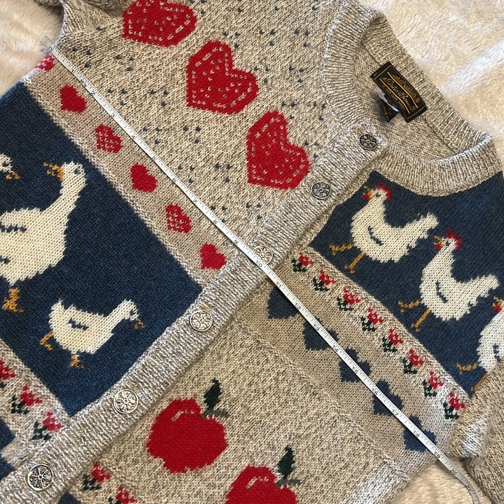 πHPπ EDDIE BAUER Farm Love Cardigan - Picture 5 of 12